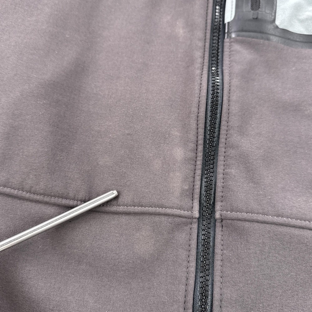 Mountain Hardwear Jacket Mens XL Gray Windstopper Softshell Fleece Lined Hiking - Picture 3 of 14